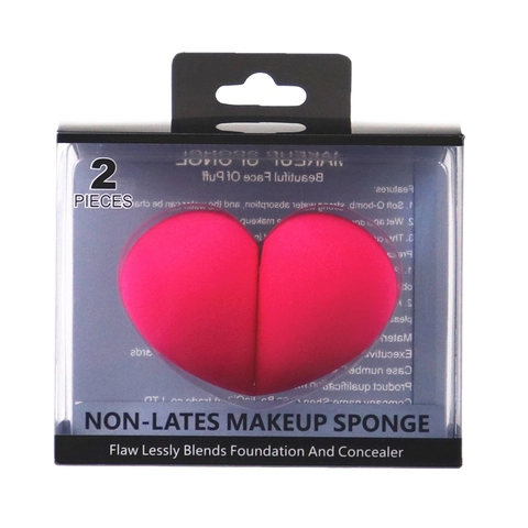 Heart Shaped Hydrophilic Non-Latex Makeup Sponges For Foundation Concealer Blending Face Beauty Cosmetics Tools