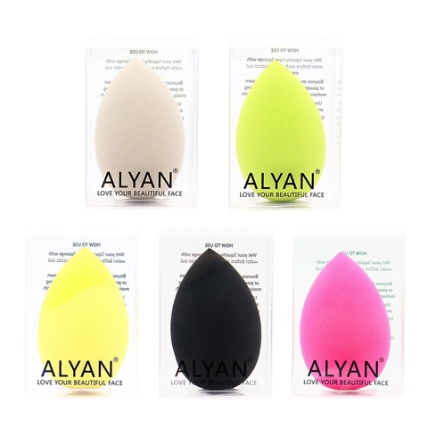 Professional Waterdrop Makeup Sponge Hydrophilic Polyurethane Soft Beauty Egg Blending Sponge With Storage Box For Face Cosmetic Tool