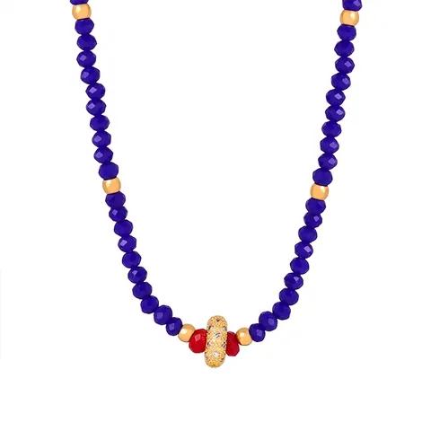 Gefacetteerde Natuurstenen Kralen Ketting Koperen Ring Hanger Tsjechische Diamant Mode Sieraden Voor Dames