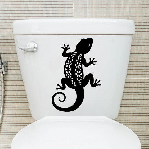 Creative Animal Wall Stickers Waterproof PVC Decals Window Bathroom Living Room Modern Simple Black White Cat Dog Gecko