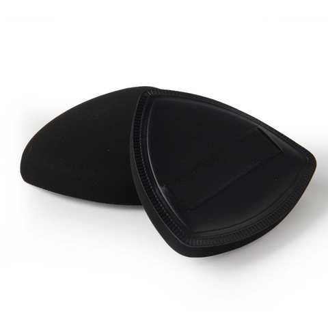 Soft Triangular Makeup Puff Hydrophilic Non Latex Sponge For Powder Cream Foundation Dry Wet Dual Use Ribbon Handle Beauty Tool