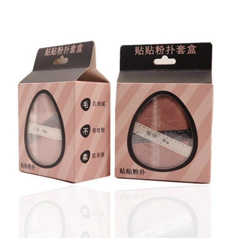 Hydrophilic Non-Latex Makeup Puff Set Teardrop Shape Dual-Sided Cushion Powder Puff Dry Wet Dual Use Sponge For Foundation