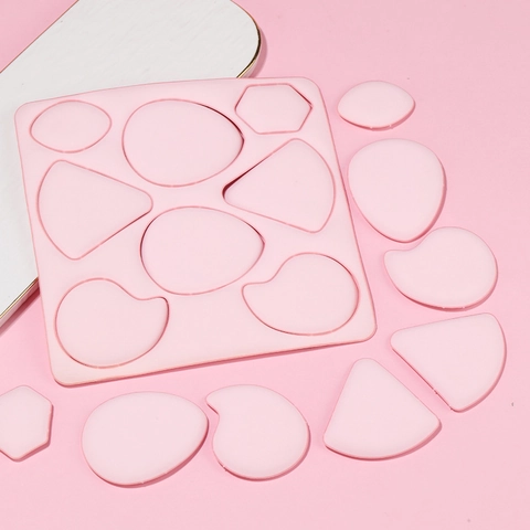 Makeup Puffs Hydrophilic Polyurethane Latex Free Dry Wet Use Foundation Sponges Multi Shape Cosmetic Beauty Tools