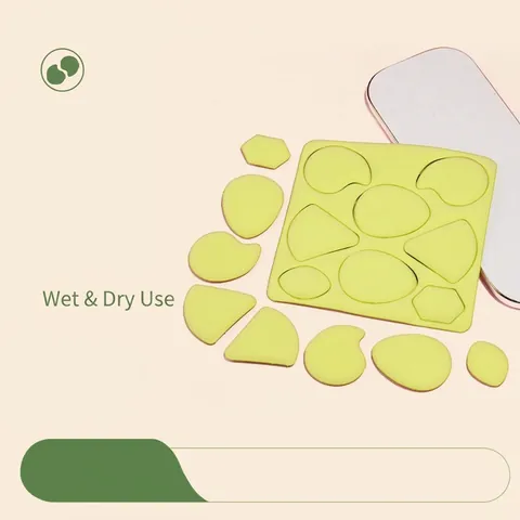 Makeup Puffs Hydrophilic Polyurethane Latex Free Dry Wet Use Foundation Sponges Multi Shape Cosmetic Beauty Tools