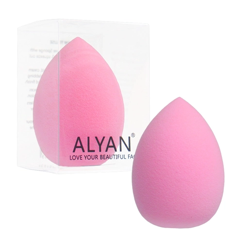 Spugna Per Trucco Beauty Blender Forma A Goccia D'acqua Super Morbida Poliuretano Idrofilo Uso Secco Umido Piumino Da Cipria Con Scatola Chiara