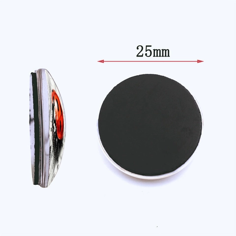 Crystal Glass Ladybug Fridge Magnets Decorative Round Refrigerator Whiteboard Magnetic Stickers Home Kitchen Office Wall Decor