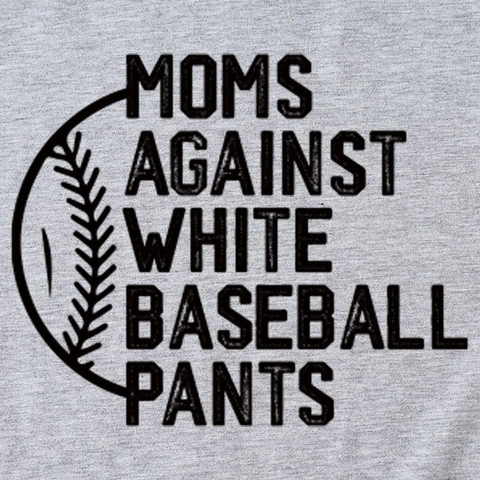 Maglietta Donna Misto Cotone Maniche Corte Girocollo Casual Ampio Baseball Mamma Slogan Stampa Grafica Top
