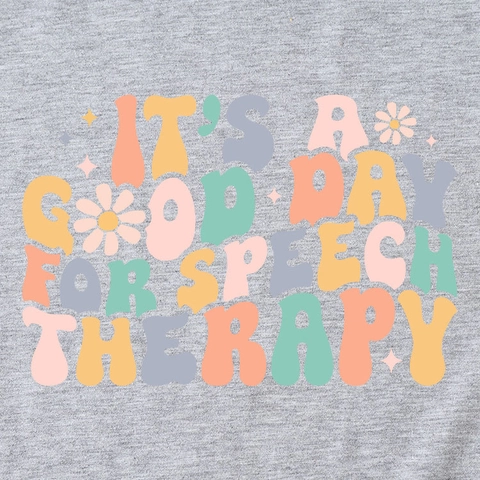 Damen Retro Buchstaben Druck Kurzarm T-Shirt Baumwollmischung Locker Rundhals Logopädie Floral Grafik Tee Top