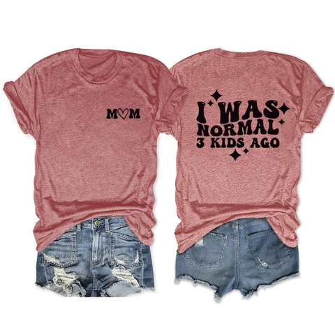 T-Shirt Donna Slogan Maternità Divertente Stampa Lettere Maniche Corte Girocollo Misto Cotone Casual Streetwear Top Grafico