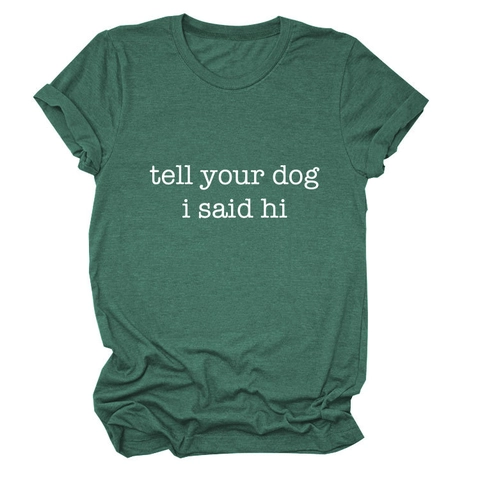 Women's Casual Cotton Blend Short Sleeve T-Shirt Humorous Slogan Print Round Neck Loose Fit Graphic Top Fashion Apparel