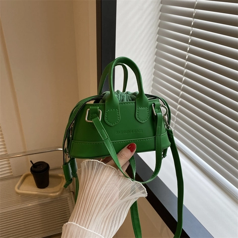 Mini Borsa a Tracolla da Donna in Pelle PU Fashion & Bags Lettera a Rilievo Piccola Borsa Quadrata Colori Caramella Daily Street