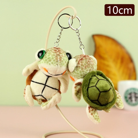 Portachiavi Peluche Tartaruga Marina Carino Animale Di Peluche Morbido Ciondolo Per Borsa Tartaruga Per Accessori Zaino