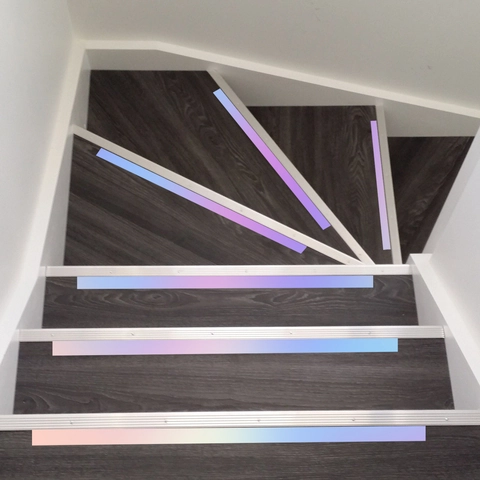 Ruban Lumineux Brille Dans Le Noir Autocollant Escalier Holographique PVC Auto-Adhésif Décoration Maison Ligne Sécurité Déco