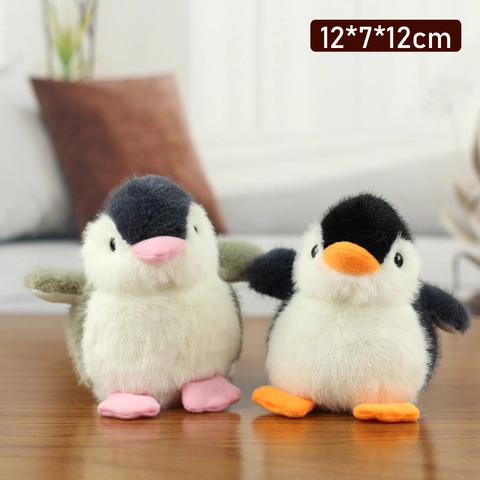 Süßer Pinguin Plüsch Schlüsselanhänger Taschenanhänger Weiches Stofftier Spielzeug Cartoon Puppe Ornament Für Rucksack Schlüssel Geschenk