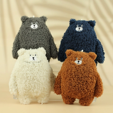 Cute Curly Plush Teddy Bear Keychain Bag Charm Lamb Wool Stuffed Animal Toy For Backpack Key Ring Women Girls Gift