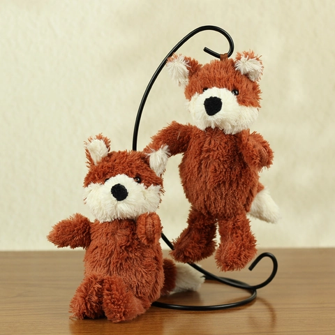 Schattige Vos Pinguïn Pluche Sleutelhanger Knuffeldier Speelgoed Kawaii Zacht Pluche Tas Hanger Ornament Cadeau Voor Kinderen Vrouwen