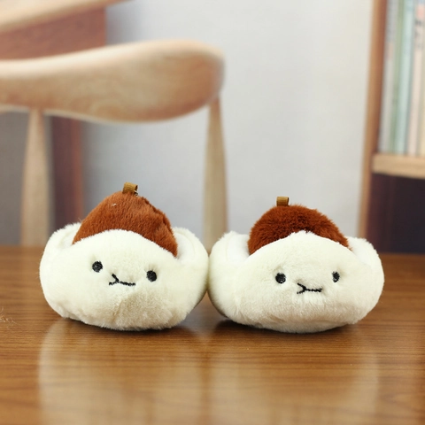 Simpatico Portachiavi in Peluche a Forma di Cibo Morbido Ciondolo per Borsa a Forma di Panino per Donna Adolescenti