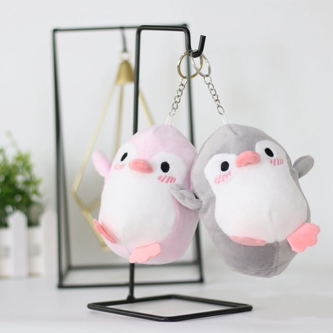 Schattige Pinguïn Pluche Pop Sleutelhanger Zachte Knuffeldier Tas Hanger Decoratief Accessoire Voor Meisjes Verjaardagscadeau