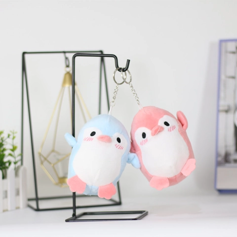 Schattige Pinguïn Pluche Pop Sleutelhanger Zachte Knuffeldier Tas Hanger Decoratief Accessoire Voor Meisjes Verjaardagscadeau