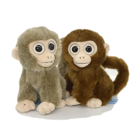 Simpatico Scimmia Peluche Con Occhi Grandi Morbida Bambola di Animale di Peluche Regalo di Compleanno Per Bambini Matrimonio