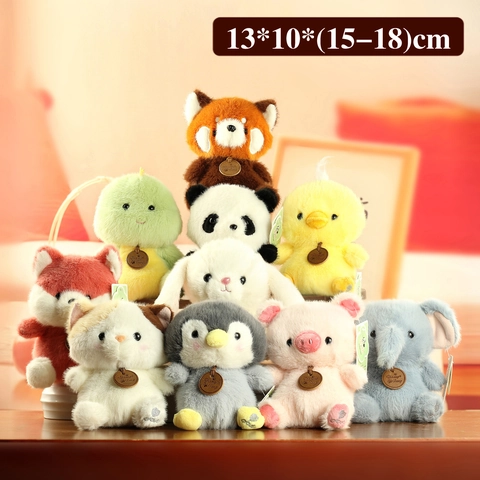 Cute Animal Plush Toy Soft Stuffed Doll Cartoon Panda Rabbit Dinosaur Sloth Capybara Home Decor Gift Companion