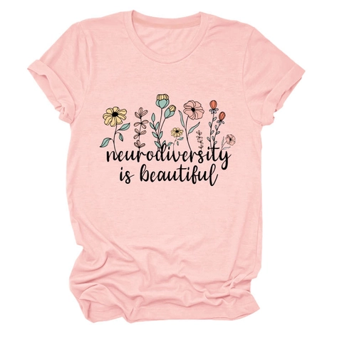 Dames T-Shirt Van Katoenmix Casual Korte Mouwen Ronde Hals Bloemen Grafische Print Slogan Pullover Vintage Top