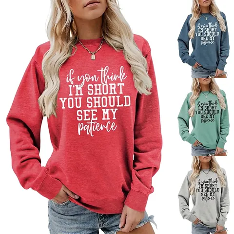 Ensemble Sweatshirt À Col Rond Et Manches Longues Avec Short En Jean Déchiré Style Décontracté Mélange De Coton