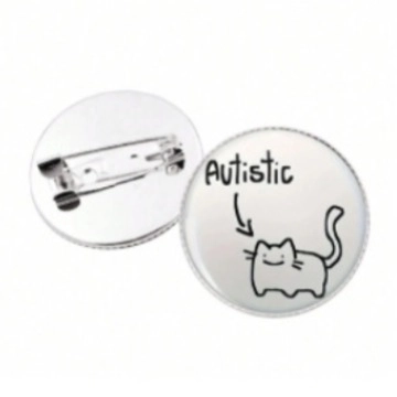 Enamel Anstecknadel Brosche Zinklegierung Cartoon Dinosaurier Katze Abzeichen Lustig Motivierend Rund Schmuck Für Kinder