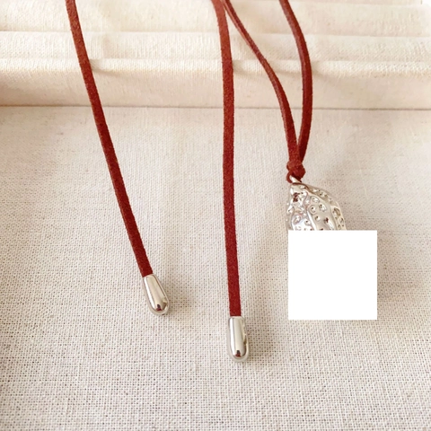 Collana Con Ciondolo Arachide Texture Martellata Rame Placcato Oro Cordino Lungo Regolabile Catena Per Maglione Da Donna Minimalista