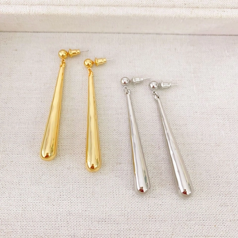 Minimalist Teardrop Drop Earrings For Women Elegant Long Bar Dangle Jewelry With 925 Sterling Silver Earring Post