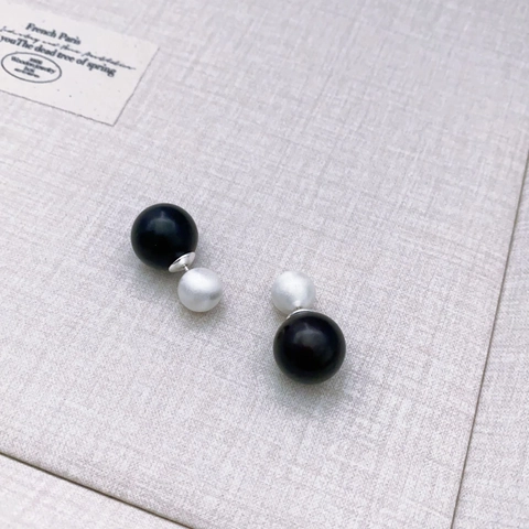 Orecchini A Bottone Doppia Sfera Retro Francesi Con Perno In Argento Sterling 925 Ottone Agata Rossa Occhio Di Tigre Donna