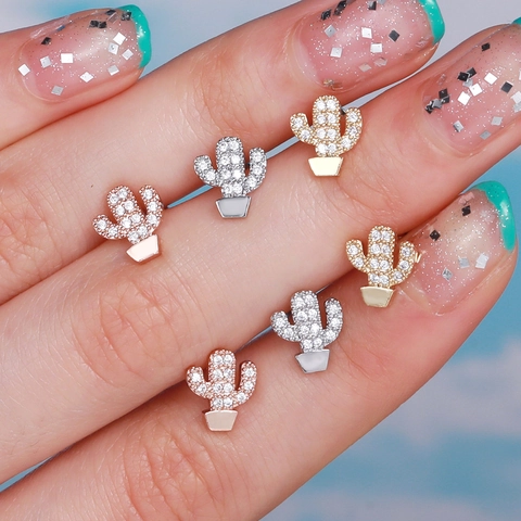 Kupfer Zirkonia Knorpel Piercing Ohrstecker Schraubverschluss Kleine Hamsa Herz Tier Ohrringe Für Damen Punk Ins Schmuck