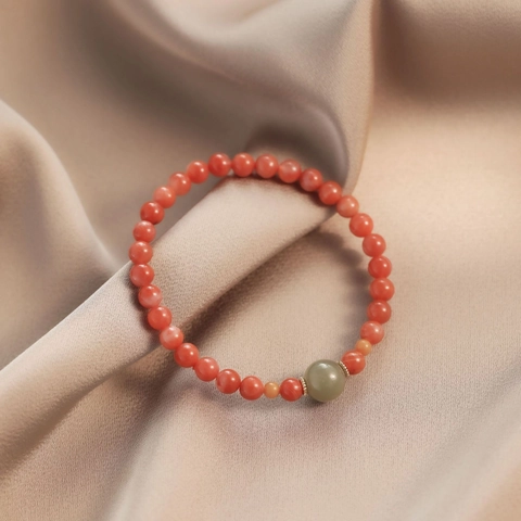 Pulsera De Cuentas De Agata Roja Del Sur Natural Jade Hetian Estilo Etnico Joyeria Plata De Ley S925 Mujer