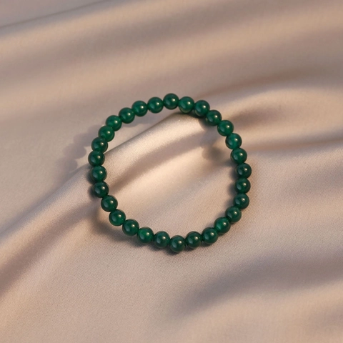 Bracciale Di Perle In Diaspro Verde Naturale Nefrite Giada Hetian Perle Di Pietra Tonde Gioielli Eleganti Vintage Donne