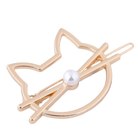 Minimalist Alloy Metal Hair Clips For Women Gold Silver Tone Geometric Star Shape Bobby Pins Versatile Styling Accessories