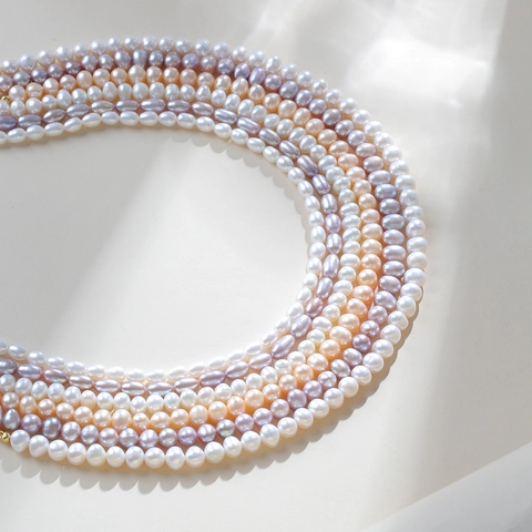 Natural Freshwater Pearl Necklace With 925 Sterling Silver Heart Charm Adjustable Elegant Jewelry For Women