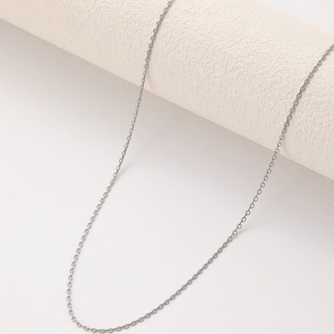 Collana A Catena Minimalista In Acciaio Inossidabile Con Frangia A Nappa A Semicerchio Gioielli Per Donna