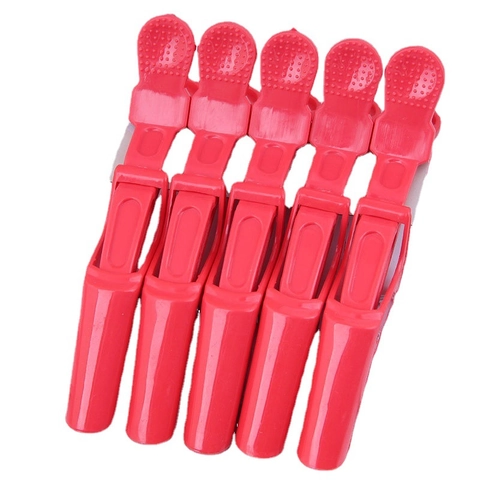 Clip per Capelli a Coccodrillo in Plastica Professionali per il Partizionamento dello Styling Clip a Becco d'Anatra per Donna