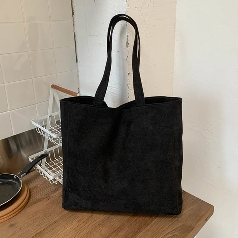 Large Capacity PU Leather Tote Bag For Women Minimalist Solid Color Shoulder Bag With Magnetic Buckle Daily Commuting Handbag