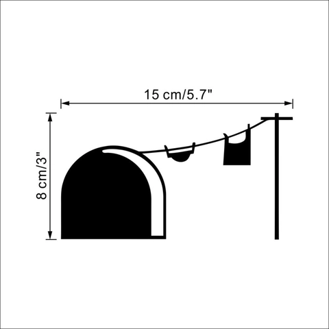 Creative Mouse Hole Wall Sticker PVC Waterproof Silhouette Decal For Baseboard Wall Corner Bathroom Living Room Decor