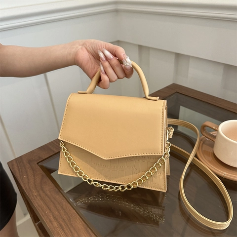 Dames PU Lederen Crossbody Tas Krokodillenpatroon Handtas Met Gouden Ketting Schoudertas Voor Dagelijks Feest Reizen Messenger Tas