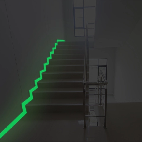 Luminous Tape Glow In The Dark Self Adhesive Safety Warning Strip For Stairs Stage Home Decor Wall Stickers