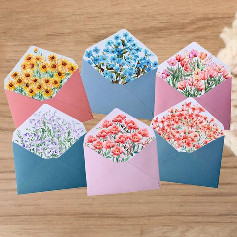 Romantic Watercolor Floral Stationery Set Floral Lining Envelopes And Letter Paper For Wedding Party Invitation Letter Writing Paper Romantic Flower Stationery Gift