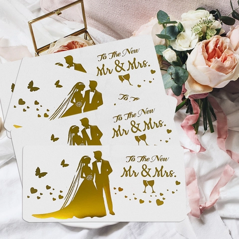 Creative Folding Wedding Money Box Surprise Gift Card Gold Stamping White Cardstock Money Holder For Wedding Party Celebration