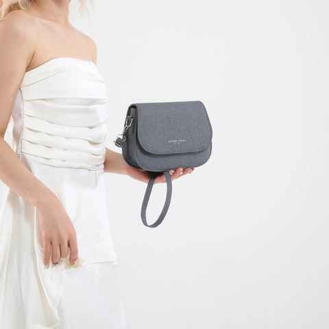Tendenze Moda Borsa a Sella da Donna Minimalista in Pelle PU Borsa a Tracolla Con Tracolla Regolabile Borsa da Donna Casual Versatile