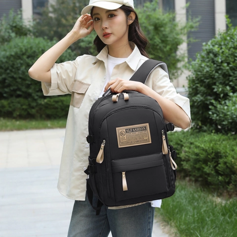 Minimalistisch Oxford Doek Rugzak Voor Heren Dames Grote Capaciteit Laptop Reistas Schooltas Waterbestendig Casual Daypack