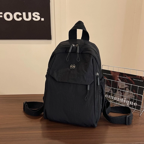 Mochila de Moda para Mujer de Gran Capacidad Impermeable de Nailon Bolsa Escolar Ligera de Viaje Casual Bolso de Hombro Diario