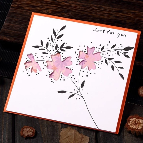 Exquisite Laser Geschnitten Hohl Floral Grußkarte Mit Umschlag Schmetterling Blume Geburtstagskarte Für Segen Nachricht Geschenk Schreibwaren