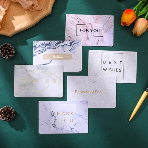 Moderne Marmormuster Goldprägung Grußkarte Mit Umschlag Für Geburtstag Hochzeit Valentinstag Thank You Best Wishes Mitteilungskarte
