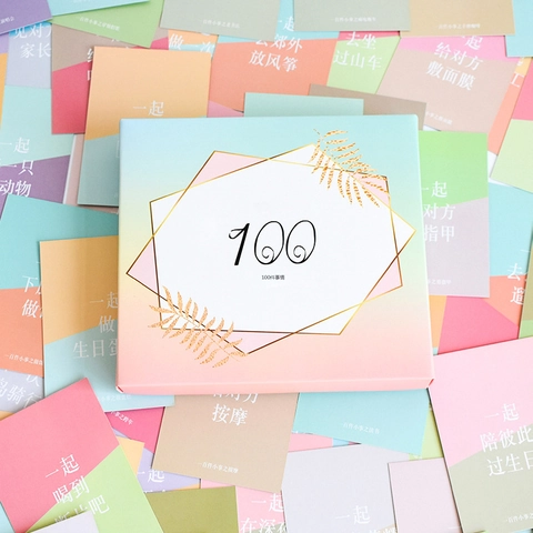 Boîte Cadeau de Carte de Tâche Interactive pour Couple Cadeau Romantique de Saint Valentin Ensemble de Cartes de Vœux Créatives